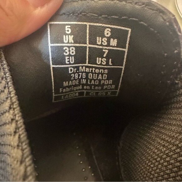 Dr. Martens 2976 Platform Chelsea Boots Burgundy Smooth Leather Size 7 Goth - Picture 10 of 11